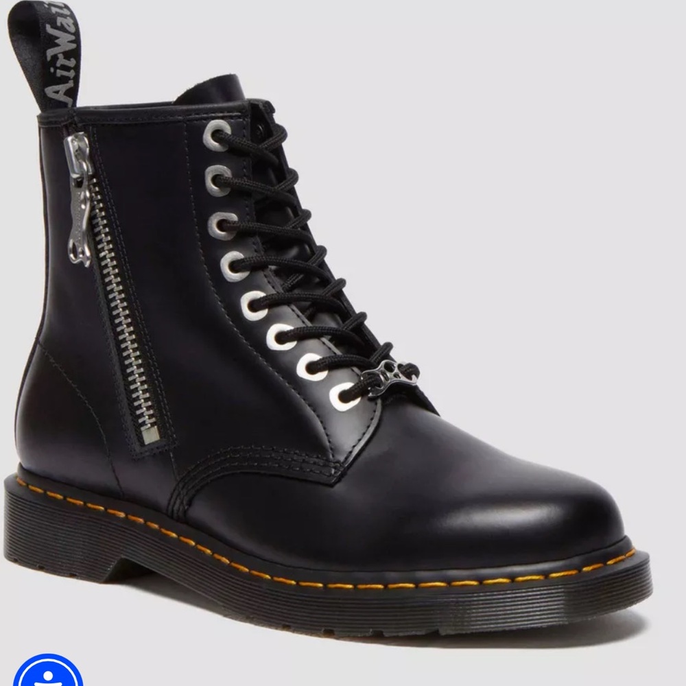 Dr. Martens Black Lace Up Boots